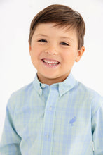 Load image into Gallery viewer, Dean's List Dress Shirt - Audubon Park Plaid w/ Sarasota Sky
