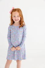 Load image into Gallery viewer, Polly Play Dress - Mountain Brook Mini Floral (Coral) - Long Sleeve - Pima
