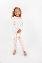 Load image into Gallery viewer, Maude's A-Line Top - Palmetto Pearl w/ Palm Beach Pink - Long Sleeves

