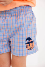 Load image into Gallery viewer, Sheffield Shorts - Wheaton Windowpane w/ Jack O Lantern
