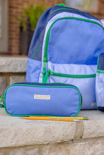 Load image into Gallery viewer, Leighton Lunch Box - Barbados Blue w/ Beale Street Blue &amp; Navy
