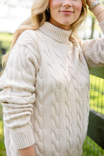 Load image into Gallery viewer, Women's Townsend Turtleneck Sweater - Osprey Oatmeal
