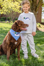 Load image into Gallery viewer, Cassidy Comfy Crewneck - Grantley Gray (Heathered) w/ Duck
