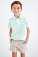 Load image into Gallery viewer, Prim &amp; Proper Polo - Grace Bay Green Stripe
