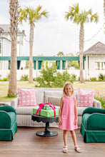 Load image into Gallery viewer, Lizzie's Luxe Leisure Dress - Romany Rose w/ Palm Beach Pink
