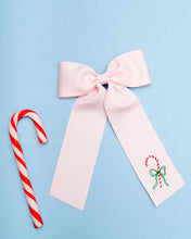 Load image into Gallery viewer, Hair Bow - Christmas - Candy Cane or Holly Berry
