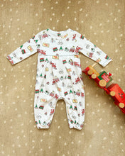 Load image into Gallery viewer, Bradford Romper - TBBC Express w/ Buckhead Blue - Long Sleeve
