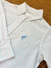 Load image into Gallery viewer, Dean&#39;s List Dress Shirt - Whitby Windowpane w/ Sarasota Sky
