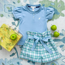 Load image into Gallery viewer, Maddie Bea Bag Short - Eastpoint Plaid w/ Barrington Blue - Woven
