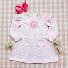 Load image into Gallery viewer, Lizzie&#39;s Luxe Leisure Dress - Greenville Garden (Pink) - Long Sleeve

