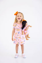 Load image into Gallery viewer, Dolly Polly Play Dress - Candy &amp; Critters (Pink)
