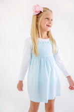 Load image into Gallery viewer, Macy Drew Dress - Belhaven Blue Windowpane - Woven
