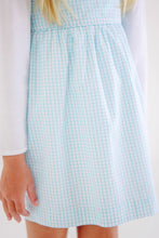 Load image into Gallery viewer, Macy Drew Dress - Belhaven Blue Windowpane - Woven
