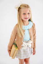 Load image into Gallery viewer, Ramona Ruffle Collar Shirt - Edisto Egg Blue - Long Sleeve
