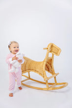 Load image into Gallery viewer, Paxton Playsuit - Palm Beach Pink w/ Pearl - Rocking Horse
