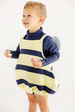 Load image into Gallery viewer, Happy Halloween Costume - Bumble Bee - Lake Worth Yellow &amp; Navy w/ Beale St Blue
