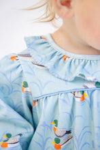 Load image into Gallery viewer, Bon Air Bloomer Set - Smocked - Fine Weather For Ducks - Pima
