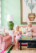 Load image into Gallery viewer, Cindy Lou Sash Dress - Boca Grande Begonia w/ Hamptons Hot Pink
