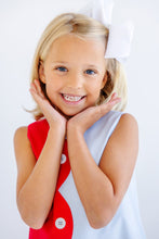 Load image into Gallery viewer, Kennedy Colorblock Jumper - Richmond Red &amp; Buckhead Blue - Broadcloth
