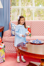 Load image into Gallery viewer, Patsy's Dinner Party Dress - Barrington Blue - Velveteen
