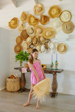 Load image into Gallery viewer, Rosey Romper - Pink Willow Windowpane - Smocked - Woven
