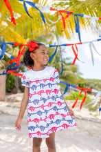 Load image into Gallery viewer, Patsy's Party Dress - Brentwood Bows w/ White
