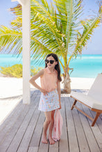 Load image into Gallery viewer, Sleeveless Anna Price Polo - Pompano Peach w/ Palm Beach Pink
