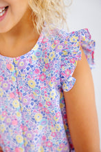 Load image into Gallery viewer, Marion Rose Romper - Briar Patch Petals - Broadcloth
