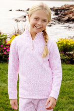 Load image into Gallery viewer, Canter Collar Half-Zip - Greenville Garden w/ Palm Beach Pink - Fleece
