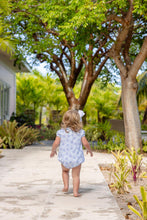 Load image into Gallery viewer, Ramona Ruffle Collar Bubble - Handful of Hydrangeas - Pima
