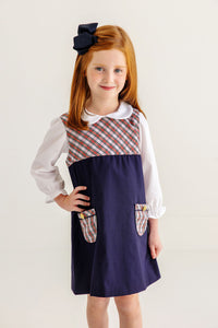 Jill Jumper - Merritt Park Plaid w/ Nantucket Navy