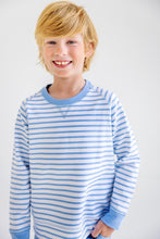 Load image into Gallery viewer, Cassidy Comfy Crewneck - Sarasota Sky Stripe - French Terry
