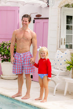 Load image into Gallery viewer, Toddy Swim Trunks - Lawn Party Plaid - Men&#39;s
