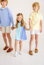 Load image into Gallery viewer, Prim &amp; Proper Polo - Lake Worth Yellow Stripe
