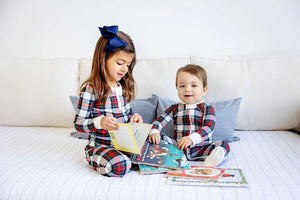 Knox's Night Night - Aiken Place Plaid w/ Palmetto Pearl