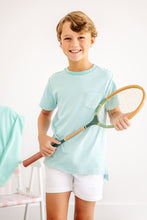 Load image into Gallery viewer, Carter Crewneck - Turks Teal Stripe
