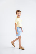 Load image into Gallery viewer, Carter Crewneck - Lake Worth Yellow w/ Sarasota Sky Stork
