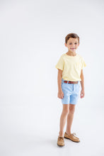 Load image into Gallery viewer, Carter Crewneck - Lake Worth Yellow w/ Sarasota Sky Stork
