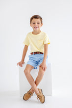 Load image into Gallery viewer, Carter Crewneck - Lake Worth Yellow w/ Sarasota Sky Stork
