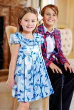 Load image into Gallery viewer, Grandccasion™ Delaney Dinner Dress - Bagley Bows (Beale Street Blue)
