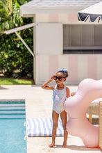 Load image into Gallery viewer, Taylor Bay Bathing Suit - Merry Little Meadow w/ Beale Street Blue
