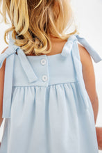 Load image into Gallery viewer, Idabelle Bloomer Set - Buckhead Blue w/ Worth Ave White - Pima

