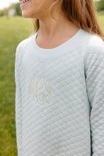 Load image into Gallery viewer, Cassidy Comfy Crewneck Dress - Old Greenwich Green - Quilted
