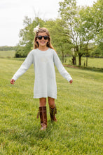 Load image into Gallery viewer, Cassidy Comfy Crewneck Dress - Old Greenwich Green - Quilted
