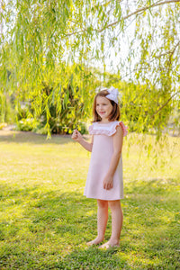 Darla Dress - Palm Beach Pink w/ Worth Ave White