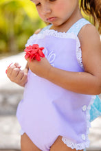 Load image into Gallery viewer, Sisi Sunsuit - Lauderdale Lavender w/ Dunmore Doo-Dad - Broadcloth
