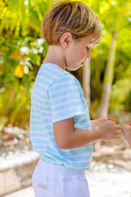 Load image into Gallery viewer, Carter Crewneck - Edisto Egg Blue Stripe
