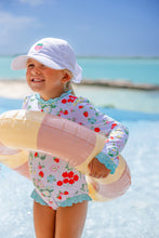 Load image into Gallery viewer, Covington Cap - Worth Ave White w/ Strawberry Embroidery
