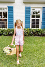 Load image into Gallery viewer, Ruthie Romper - Palm Beach Pink w/ Port Royal Rosebud
