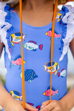 Load image into Gallery viewer, Ruehling Ruffle Bathing Suit - Here Fishy Fishy
